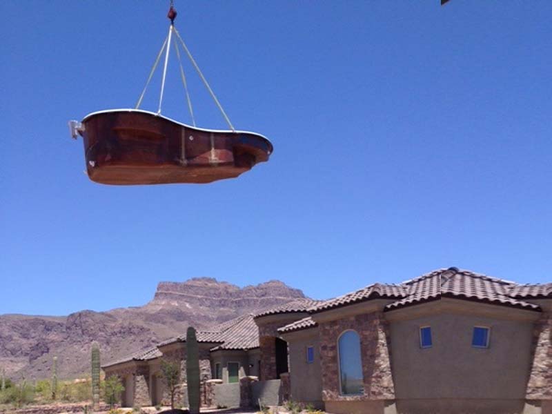 Fiberglass pools and spas take up to 7 days to be installed in your backyard fiberglass pools installation in Orange County