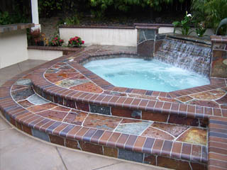 Fiberglass in-ground Spas built to last by VIP swimming pools in Orange County